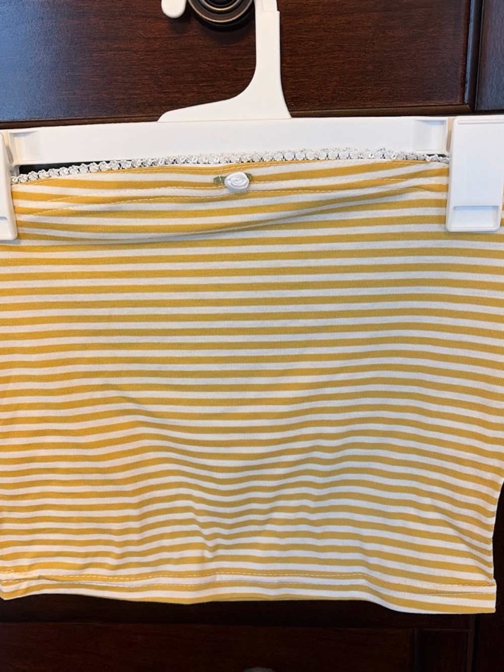 Striped Yellow & White Women’s Skirt